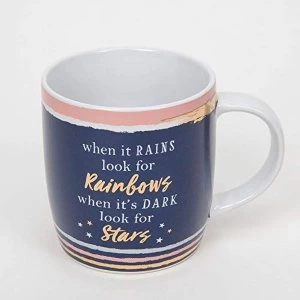 Bellini Stoneware Mug - Look For Rainbows