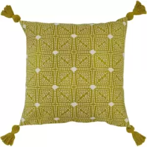 Furn Chia Cushion Cover (One Size) (Ochre Yellow) - Ochre Yellow