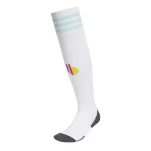 adidas Belgium Away Socks 2022 2023 Adults - White