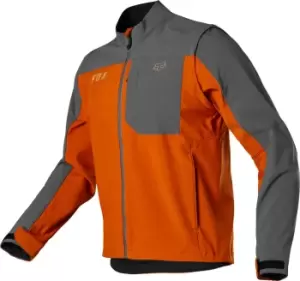 FOX Legion Softshell Motocross Jacket, black-orange Size M black-orange, Size M