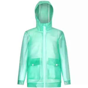 Regatta Girls Hallow Hooded Durable Waterproof Coat Jacket 9-10 Years - Chest 69-73cm (Height 135-140cm)