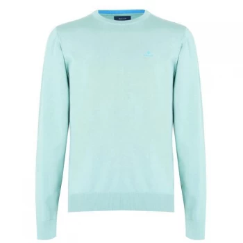 Gant Cotton Crew Jumper - Mint 351