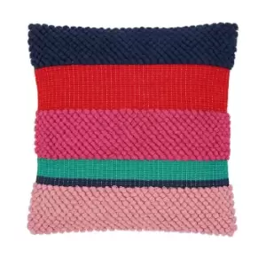 Joules Chatsworth Stripe Cotton Cushion - Multi