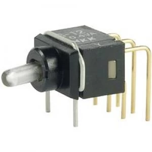 Toggle switch 28 V DCAC 0.1 A 2 x OnOn NKK Switches