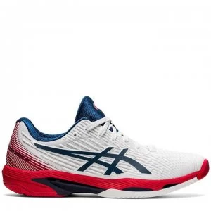 Asics Solution Tennis Shoes - White/Blue