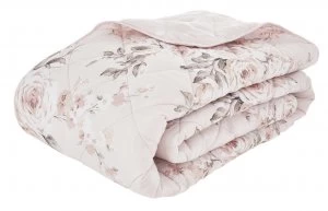 Catherine Lansfield Canterbury Easycare Bedspread - Blush