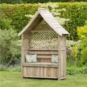 Norfolk Arbour with Storage Box - 1.48m x 0.67m x 2.26m