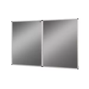 Felt Tamperproof Noticeboard 1200x1800mm Grey