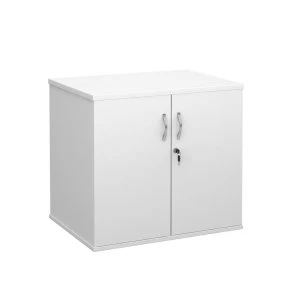 Dams DMFDHCCWH Desk-High Cupboard with One Adjustable Shelf - 725mm