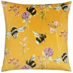 Country Bee Garden Cushion Honey