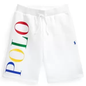 Polo Ralph Lauren Junior Multi Logo Shorts - White