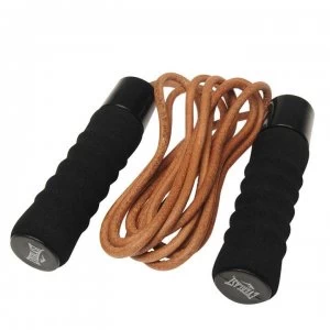 Everlast Leather Skipping Rope - Black