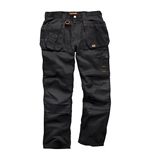 Scruffs Worker Plus Trouser Black - 36W 31L