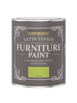 Rust-Oleum Satin Finish Furniture Paint In Key Lime - 750 Ml Tin