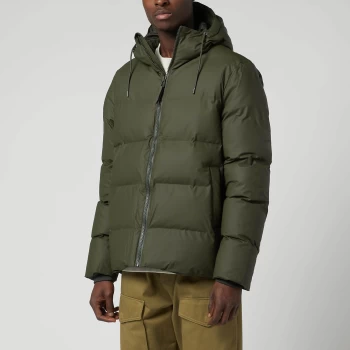 Rains Puffer Jacket - Green - M/L