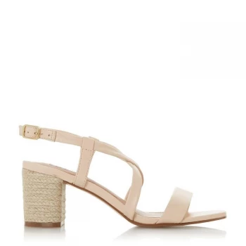 Dune London Jude Heeled Sandals - Nude744