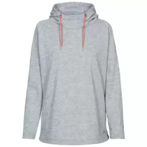 Trespass Womens/Ladies Stumble Hooded Fleece (XXS) (Grey Marl)