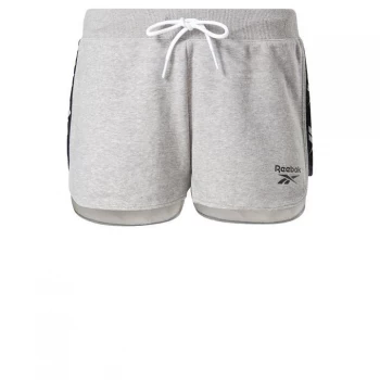 Reebok Tape Shorts Womens - Medium Grey Heather