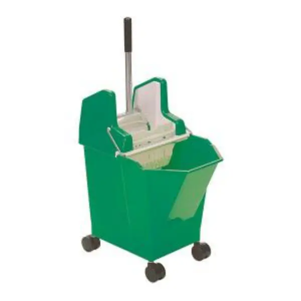 ValueX Mop Bucket With Wringer 9 Litre With Castors Green - 0907061 EXR22742CP