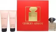 Giorgio Armani My Way Gift Set 50ml Eau de Parfum + 75ml Body Lotion + 75ml Shower Gel