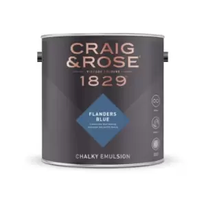 Craig & Rose Chalky Emulsion Flaunders Blue - 5L