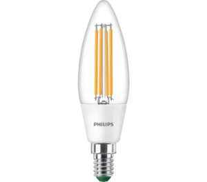 Philips Master UltraEfficient 2.3-40W LED Filament Candle SES/E14 Cool White - 929003480902