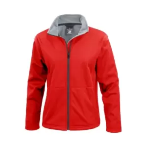 Result Core Ladies Soft Shell Jacket (XS) (Red)