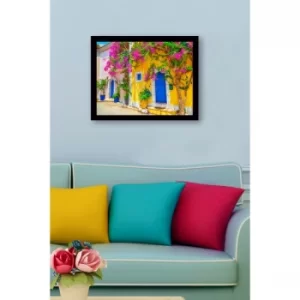 SC0963 Multicolor Decorative Framed MDF Painting