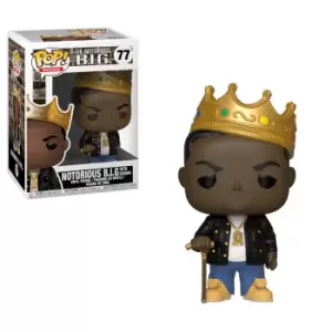 Pop! Rocks Notorious B.I.G with Crown Pop! Vinyl Figure