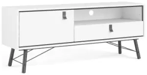 Ry 1 Door 1 Drawer TV Unit - White