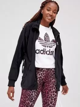 adidas Originals Laced Track Top - Black, Size 6, Women