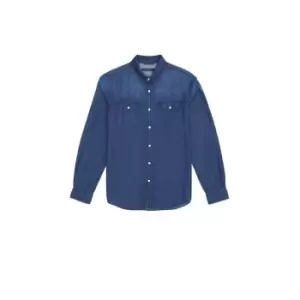 French Connection Western Denim Shirt - Blue