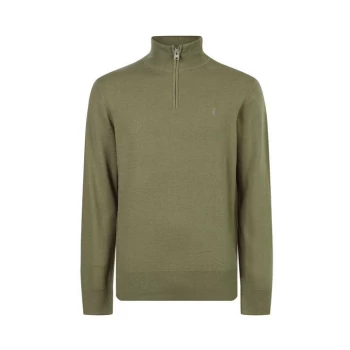 AllSaints Kilburn Zip Top - Green