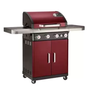 Rexon MCS Cook 4.1 - 4 Burner Gas BBQ - Red