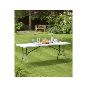 House of Home 6ft Steel Folding Picnic Table Garden & Outdoor