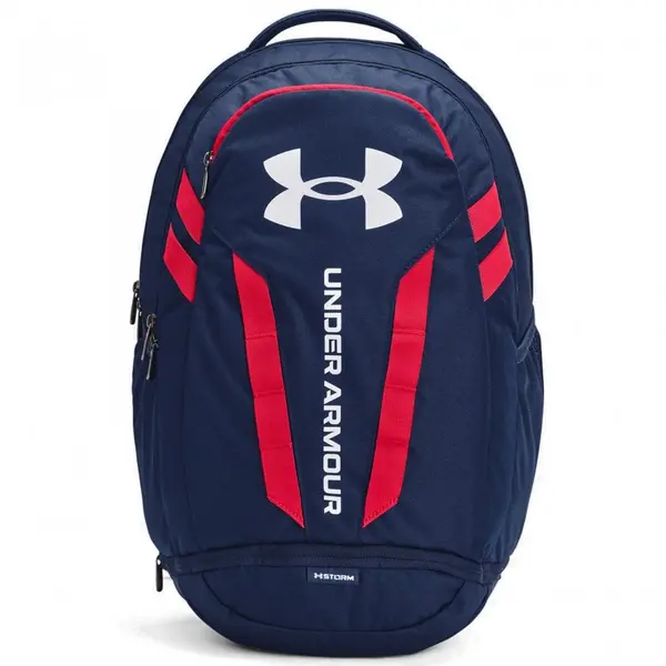 Under Armour Hustle 5.0 Backpack Academy/Red/White - OSFA