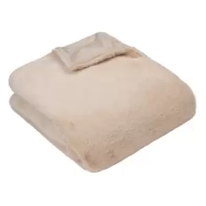 Stanza Faux Fur Velvet Reverse Throw