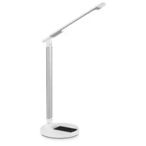 LED Desk Light White/Silver incl. Charging Function