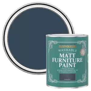 Rust-Oleum Matt Furniture Paint Evening Blue - 750ml