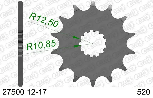 AFAM 27500-14 Chain Pinion 14