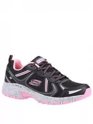 Skechers Hillcrest Trainers, Black, Size 4, Women