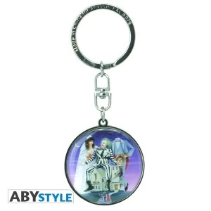 Beetlejuice - Beetlejuice And Maitland Couple Metal Keychain