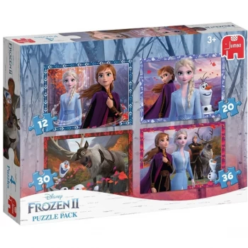 Disney Frozen II 4 In 1 Jigsaw Puzzle Pack