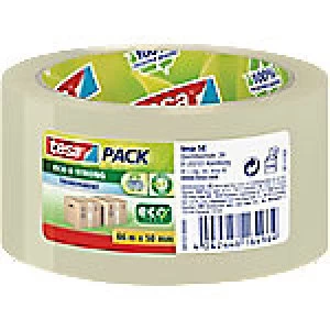 tesapack Packaging Tape Eco & Strong, PP 50 mm x 66 m Transparent
