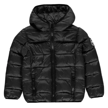 SoulCal Micro Bubble Hooded Coat Infant Boys - Black