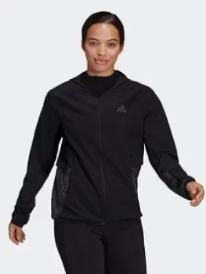 adidas Fast Radically Reflective Run Jacket, Pink Size M Women