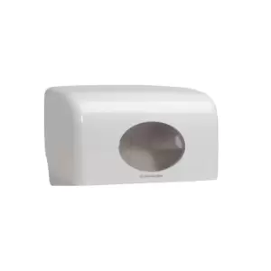 Small Roll Double Toilet Roll Dispenser 6992 1 x White Toilet Paper Dispenser