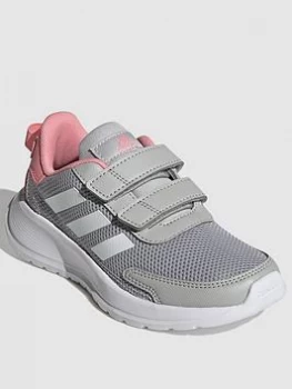 adidas Kids Unisex Tensaur Run Trainers - Grey/White, Size 1