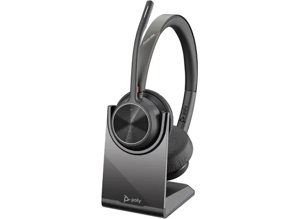 Poly Voyager 4320 USB-C Headset +BT700 dongle +Charging Stand