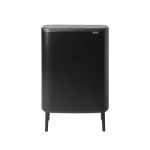 Brabantia Bo Touch Bin Hi, 60L, Matt Black